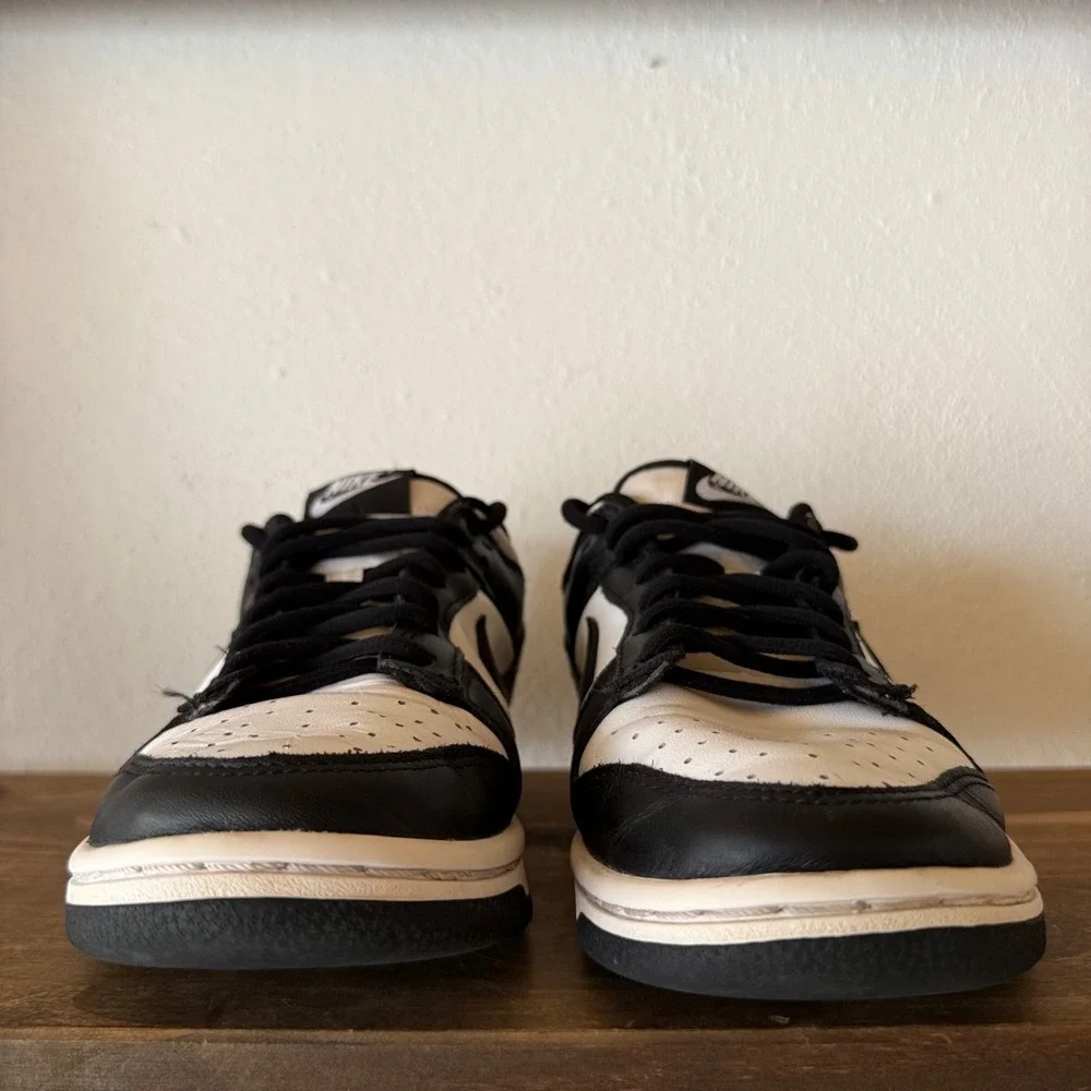 Nike Dunk Low Panda Sneakers Black White Women's 8 Men's 6.5 DD1503-101